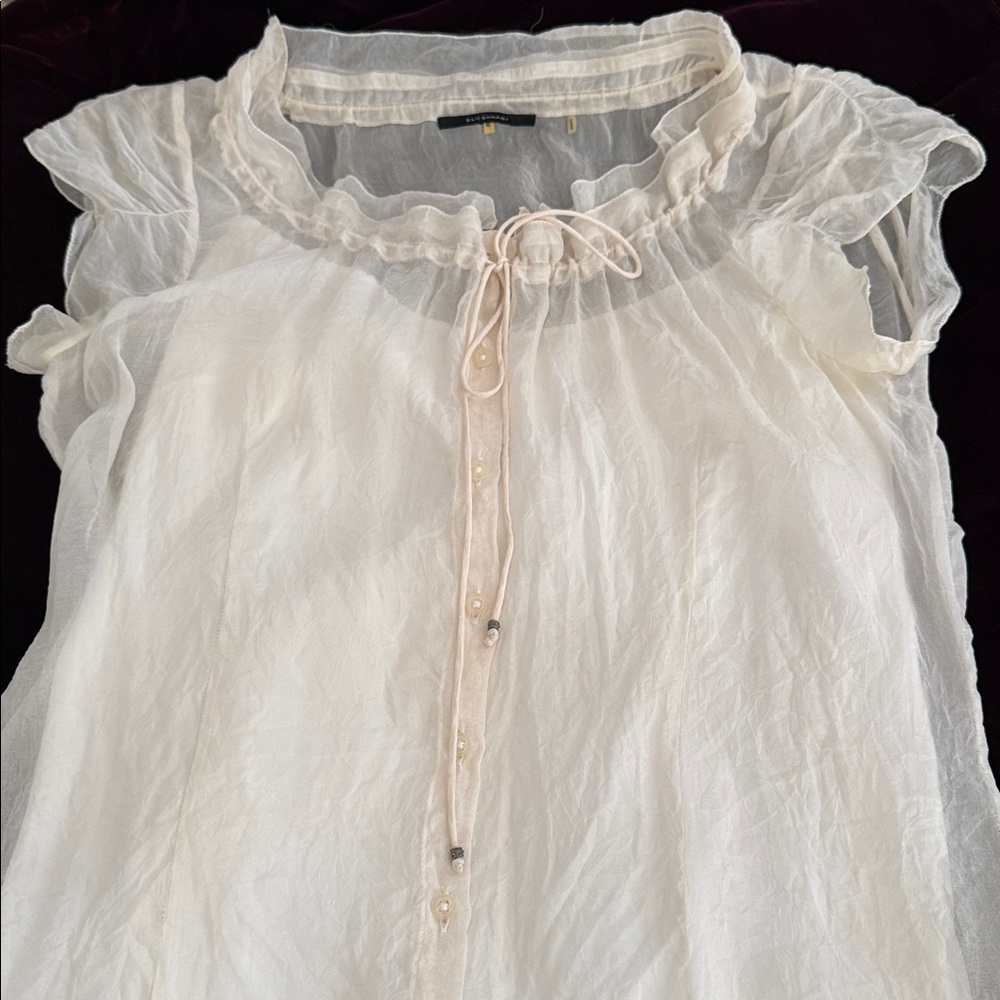 Elie Tahari Chiffon Blouse & Camisole - image 1